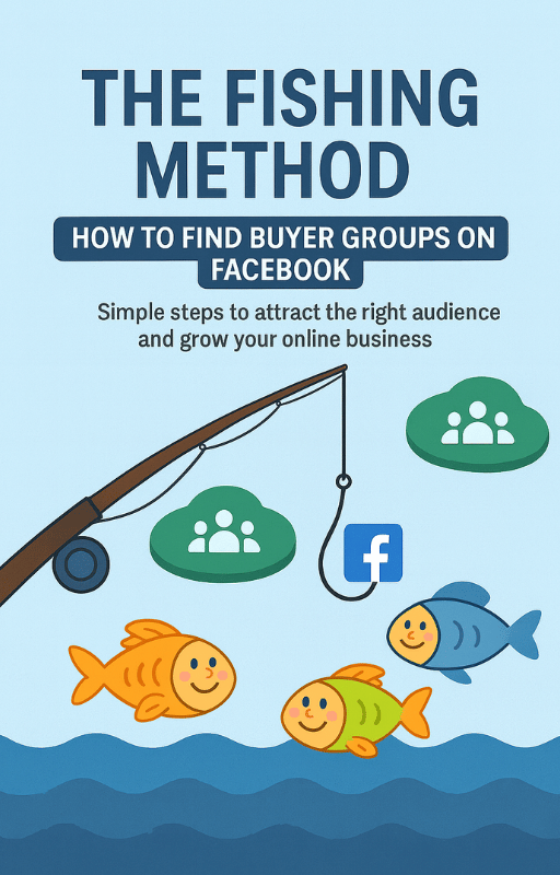 Free blogging resources page with The Fishing Method, used in FB