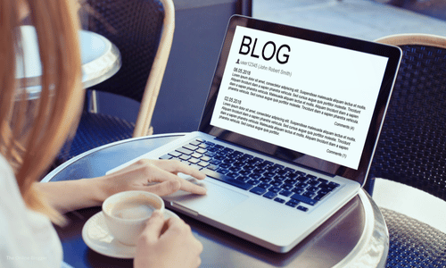 The Online Blogger doing a free Blogging Consultation