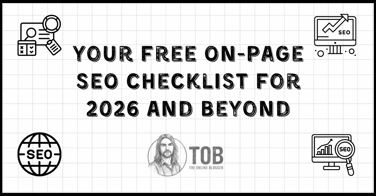 On Page SEO Checklist Header Image