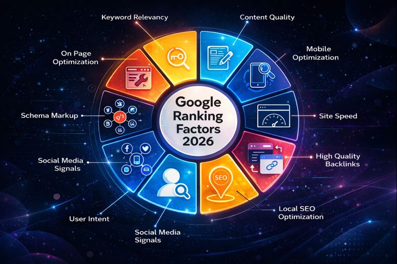 Google Ranking Factors explained inside The Online Blogger website