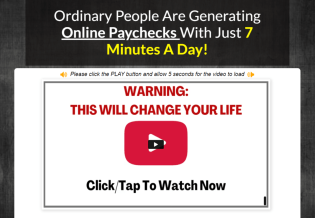 7 Minutes Daily Review image example on The Online Blogger website