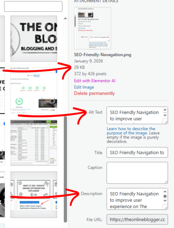 How To Optimize Website Images on The Online Blogger website blog