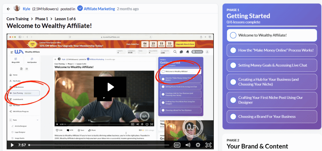 How Wealthy Affiliate Helps You Succeed Image