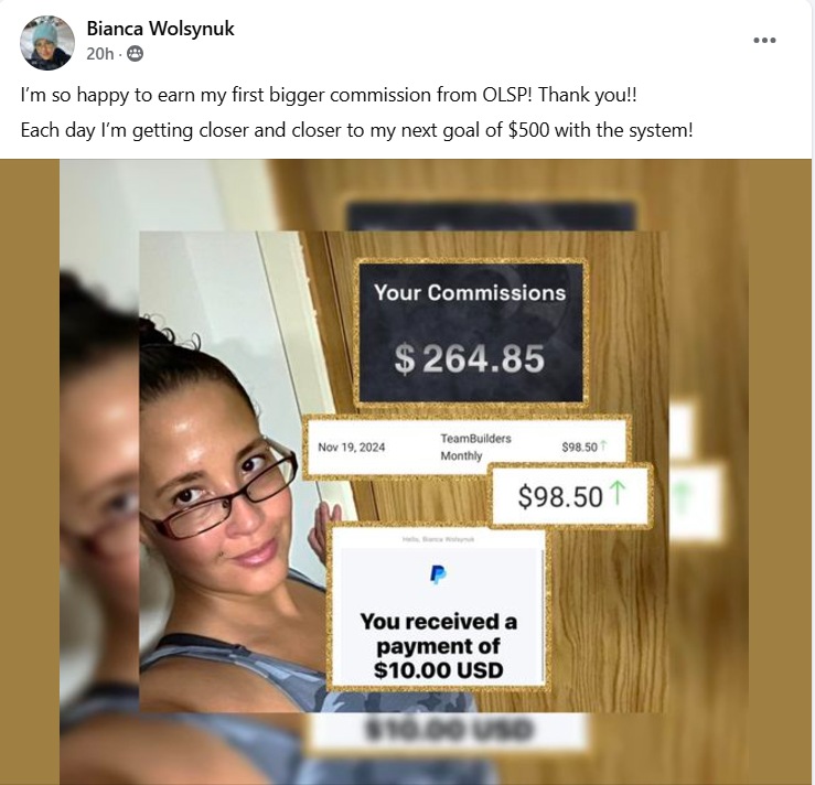 OLSP Mega Link commissions on The Online Blogger website blog