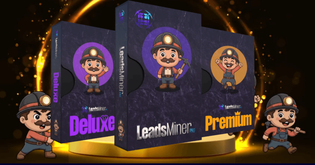 Wayne Cow with his Leads Miner Pro review image for the leads miner pro landing page