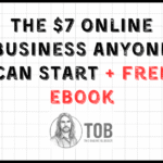 The $7 Online Business Anyone Can Start + Free eBook blog featured image