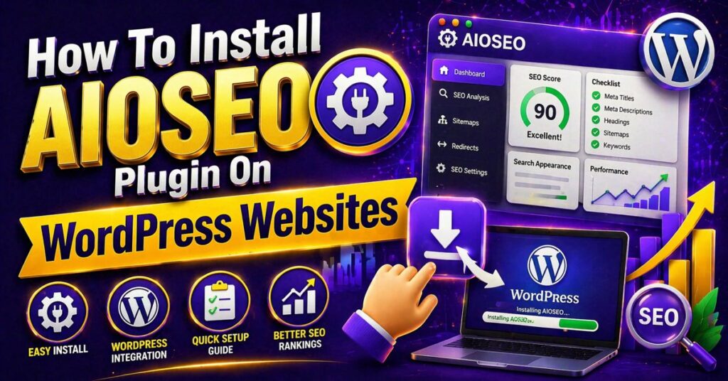 How to install AIOSEO plugin blog featured image