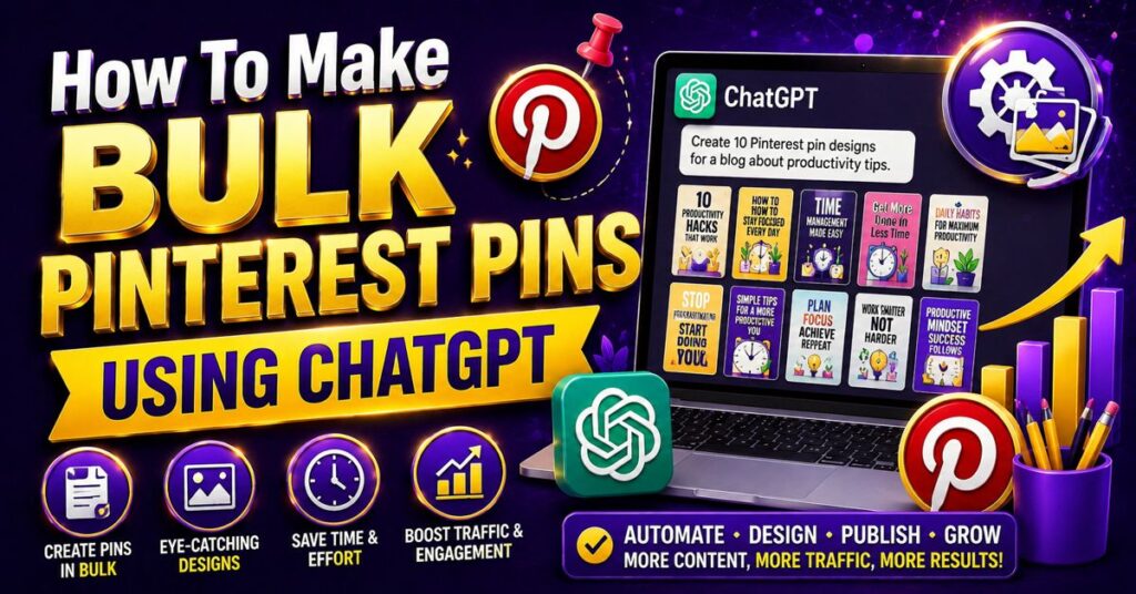 How To Make Bulk Pinterest Pins Using ChatGPT