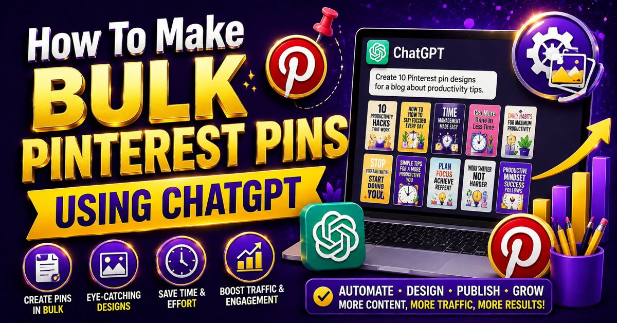 How To Make Bulk Pinterest Pins Using ChatGPT