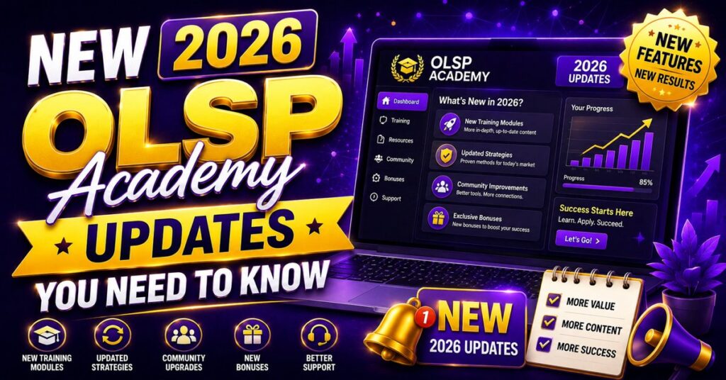 New OLSP Academy Updates of 2026
